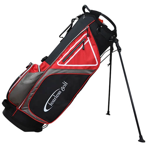 Fearless Premium Stand Bag 2022 - Black/Red 1 Fearless Premium Stand Bag 2022 - Black/Red