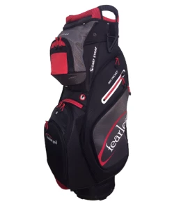 Fearless Deluxe 14 Way Cart Bag - Black/Grey/Red