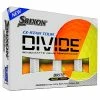 Srixon Q Star Tour Divide Golf Balls - Yellow/Orange