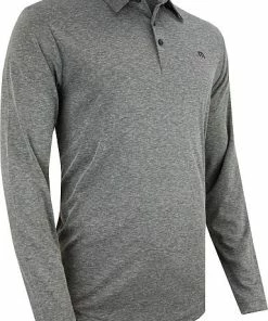 TravisMathew Wilderness Long Sleeve Golf Shirts -Cheap Accessories Store 1MX140 0HBL front