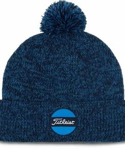 Titleist Boardwalk Pom Pom Golf Beanies 11 Titleist Boardwalk Pom Pom Golf Beanies -Cheap Accessories Store 2021 Boardwalk Pom Pom Heather Navy TH21WBWP 4 01