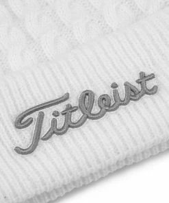 Titleist Cable Knit Pom Pom Golf Beanies 10 Titleist Cable Knit Pom Pom Golf Beanies -Cheap Accessories Store 2021 Cable Knit Pom Pom White Gray TH21WCKNP 10G