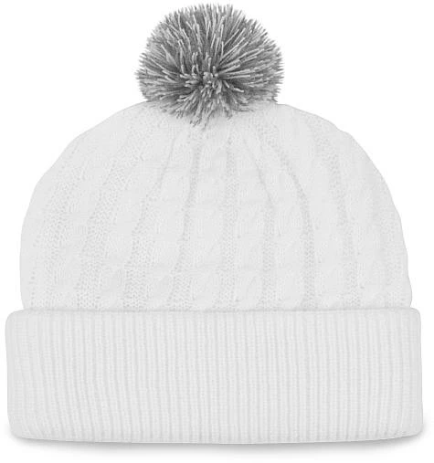 Titleist Cable Knit Pom Pom Golf Beanies 4 Titleist Cable Knit Pom Pom Golf Beanies - Image 4