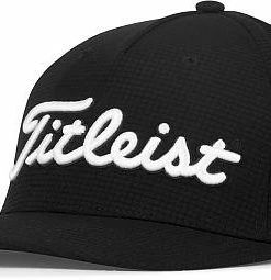 Titleist Tour Stretch Tech Flex Fit Golf Hats -Cheap Accessories Store 2022TourStretchTechBlack White TH22FTST 01 01