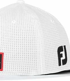Titleist Tour Stretch Tech Flex Fit Golf Hats -Cheap Accessories Store 2022TourStretchTechWhite Black TH22FTST 10 04