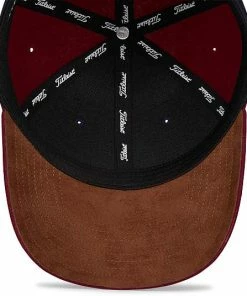 Titleist Charleston Canvas Adjustable Golf Hats -Cheap Accessories Store 2022 CharlestonCanvas Maroon Brown TH22WCCV 62 05