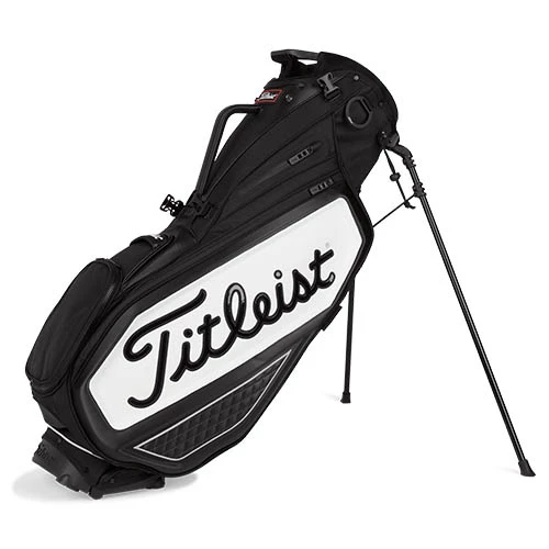 Titleist Tour Series Staff Stand Bag - Black/White 1 Titleist Tour Series Staff Stand Bag - Black/White