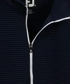 FootJoy Ribbed Sweater Fleece Full-Zip Golf Jackets - FJ Tour Logo Available -Cheap Accessories Store 25065 MAT Z