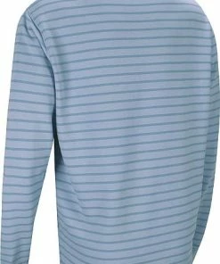 FootJoy Dri-Release Jersey Fleece Striped Crewneck Golf Sweaters - FJ Tour Logo Available -Cheap Accessories Store 25236 bk
