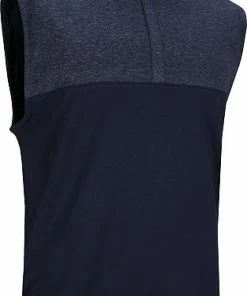 FootJoy Heather Yoke Half-Zip Golf Vests - FJ Tour Logo Available