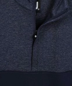 FootJoy Heather Yoke Half-Zip Golf Vests - FJ Tour Logo Available -Cheap Accessories Store 25320 mat