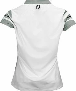 FootJoy Women's Baby Pique Sleeve Stripe Golf Shirts - FJ Tour Logo Available -Cheap Accessories Store 25461 bk