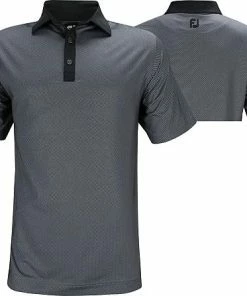 FootJoy ProDry Performance Stretch Lisle Mini Check Print Golf Shirts - FJ Tour Logo Available -Cheap Accessories Store 26629
