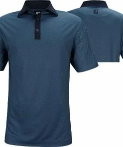 FootJoy ProDry Performance Stretch Lisle Mini Check Print Golf Shirts - FJ Tour Logo Available -Cheap Accessories Store 26631
