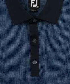 FootJoy ProDry Performance Stretch Lisle Mini Check Print Golf Shirts - FJ Tour Logo Available -Cheap Accessories Store 26631 mat