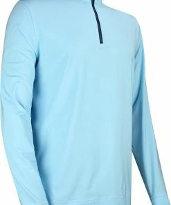 FootJoy Lightweight Solid Midlayer Quarter-Zip Golf Pullovers - FJ Logo Tour Available -Cheap Accessories Store 28232 front