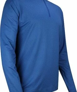 FootJoy Tonal Print Knit Midlayer Quarter-Zip Golf Pullovers - FJ Tour Logo Available -Cheap Accessories Store 28517 front