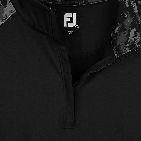 FootJoy Camo Color Block Midlayer Quarter-Zip Golf Pullovers - FJ Tour Logo Available 3 FootJoy Camo Color Block Midlayer Quarter-Zip Golf Pullovers - FJ Tour Logo Available - Image 3
