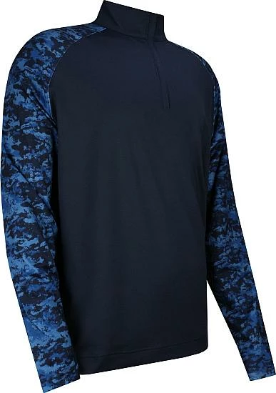 FootJoy Camo Color Block Midlayer Quarter-Zip Golf Pullovers - FJ Tour Logo Available 4 FootJoy Camo Color Block Midlayer Quarter-Zip Golf Pullovers - FJ Tour Logo Available - Image 4