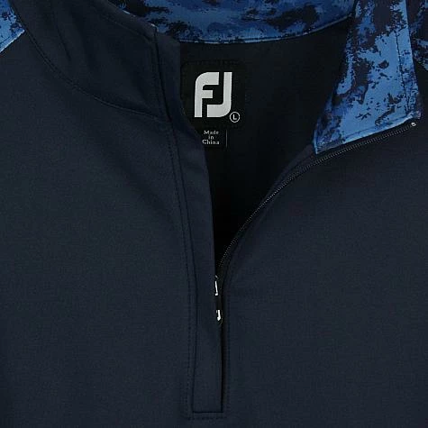 FootJoy Camo Color Block Midlayer Quarter-Zip Golf Pullovers - FJ Tour Logo Available 6 FootJoy Camo Color Block Midlayer Quarter-Zip Golf Pullovers - FJ Tour Logo Available - Image 6