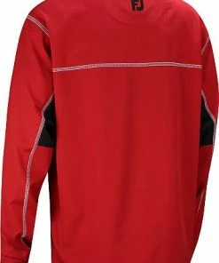 FootJoy Sport Half-Zip Golf Windshirts - FJ Tour Logo Available -Cheap Accessories Store 32662 bk