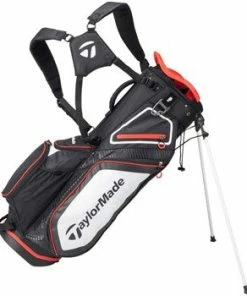 TAYLORMADE PRO 8.0 STAND BAG BLACK/WHITE/RED