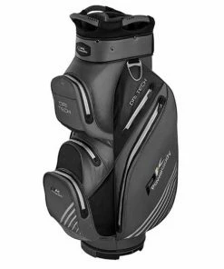 PowaKaddy Dri-Tech Cart Bag Titanium Black Silver