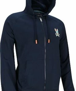 Psycho Bunny Bennett Full-Zip Casual Hoodies