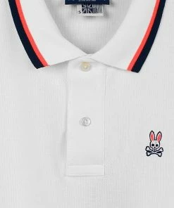 Psycho Bunny Jackson Long Sleeve Golf Shirts -Cheap Accessories Store B6M448R1PC 100 mat