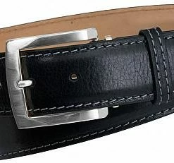 Links & Kings Italian Smooth Leather Golf Belts -Cheap Accessories Store Balck Italian Calf LKISM00000040