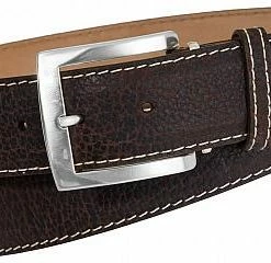Links & Kings American Bison Leather Golf Belts -Cheap Accessories Store Brown Bison LKABS00200240