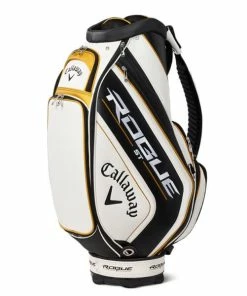 Callaway Staff Rogue Bag White Black Gold -Cheap Accessories Store CA22A0305002 7 L