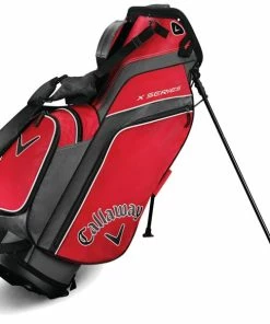 Callaway X Series 19 Stand Bag Red/Titanium/White
