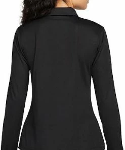 Nike Women's Dri-FIT Victory Solid Long Sleeve Golf Shirts -Cheap Accessories Store DH2316 010 PHSBM001 2000