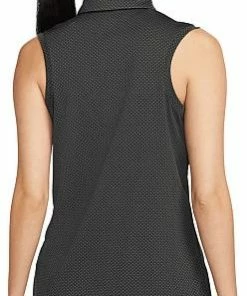 Nike Women's Dri-FIT Victory Texture Sleeveless Golf Shirts - Previous Season Style - ON SALE -Cheap Accessories Store DH2323 070 PHSBM001 2000