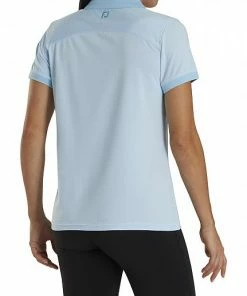 FootJoy Women's Stretch Lisle End On End Open Collar Golf Shirts - FJ Tour Logo Available -Cheap Accessories Store FJ 26650 03