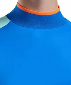 G/Fore Women's Featherweight Mock Neck Golf Shirts -Cheap Accessories Store G4LF21K94 RACER 4