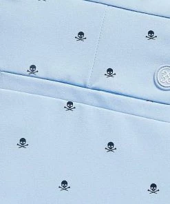 G/Fore Skull & T's Maverick Golf Shorts -Cheap Accessories Store G4MS23P04B SKY 5