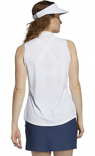 Adidas Women's AEROREADY Gradient Sleeveless Golf Shirts - ON SALE 3 Adidas Women's AEROREADY Gradient Sleeveless Golf Shirts - ON SALE - Image 3