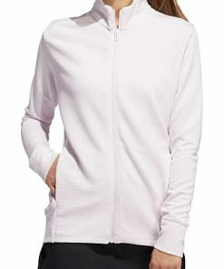 Adidas Women's Textured Full-Zip Golf Jackets - Previous Season Style - ON SALE
