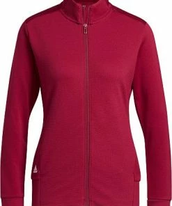 Adidas Women's Textured Full-Zip Golf Jackets - Previous Season Style - ON SALE 11 Adidas Women's Textured Full-Zip Golf Jackets - Previous Season Style - ON SALE -Cheap Accessories Store HA3383 1 APPAREL Photography Front View transparent