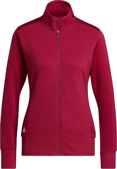 Adidas Women's Textured Full-Zip Golf Jackets - Previous Season Style - ON SALE 6 Adidas Women's Textured Full-Zip Golf Jackets - Previous Season Style - ON SALE - Image 6