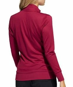 Adidas Women's Textured Full-Zip Golf Jackets - Previous Season Style - ON SALE 10 Adidas Women's Textured Full-Zip Golf Jackets - Previous Season Style - ON SALE -Cheap Accessories Store HA3383 5 APPAREL On Model Back View transparent