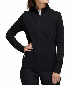 Adidas Women's Textured Full-Zip Golf Jackets