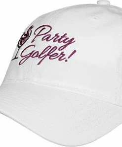 LazyPar Women's Party Golfer Adjustable Golf Hats - ON SALE -Cheap Accessories Store HPGWE front mono