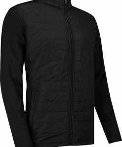 Criquet Hybrid Puffer Full-Zip Golf Jackets -Cheap Accessories Store HPJ27 BL front