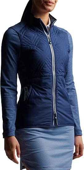Peter Millar Women's Madeline Hybrid Full-Zip Golf Jackets 1 Peter Millar Women's Madeline Hybrid Full-Zip Golf Jackets