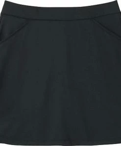 Peter Millar Women's Performance Alice Petal Hem Golf Skorts -Cheap Accessories Store LE0EB20 BLK