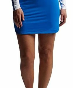 Peter Millar Women's Performance Alice Petal Hem Golf Skorts - Blue Bird