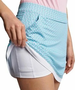 Peter Millar Women's Sally Trim Golf Skorts - Spritz Royalye -Cheap Accessories Store LF22EB21 SPRZR ALT Z